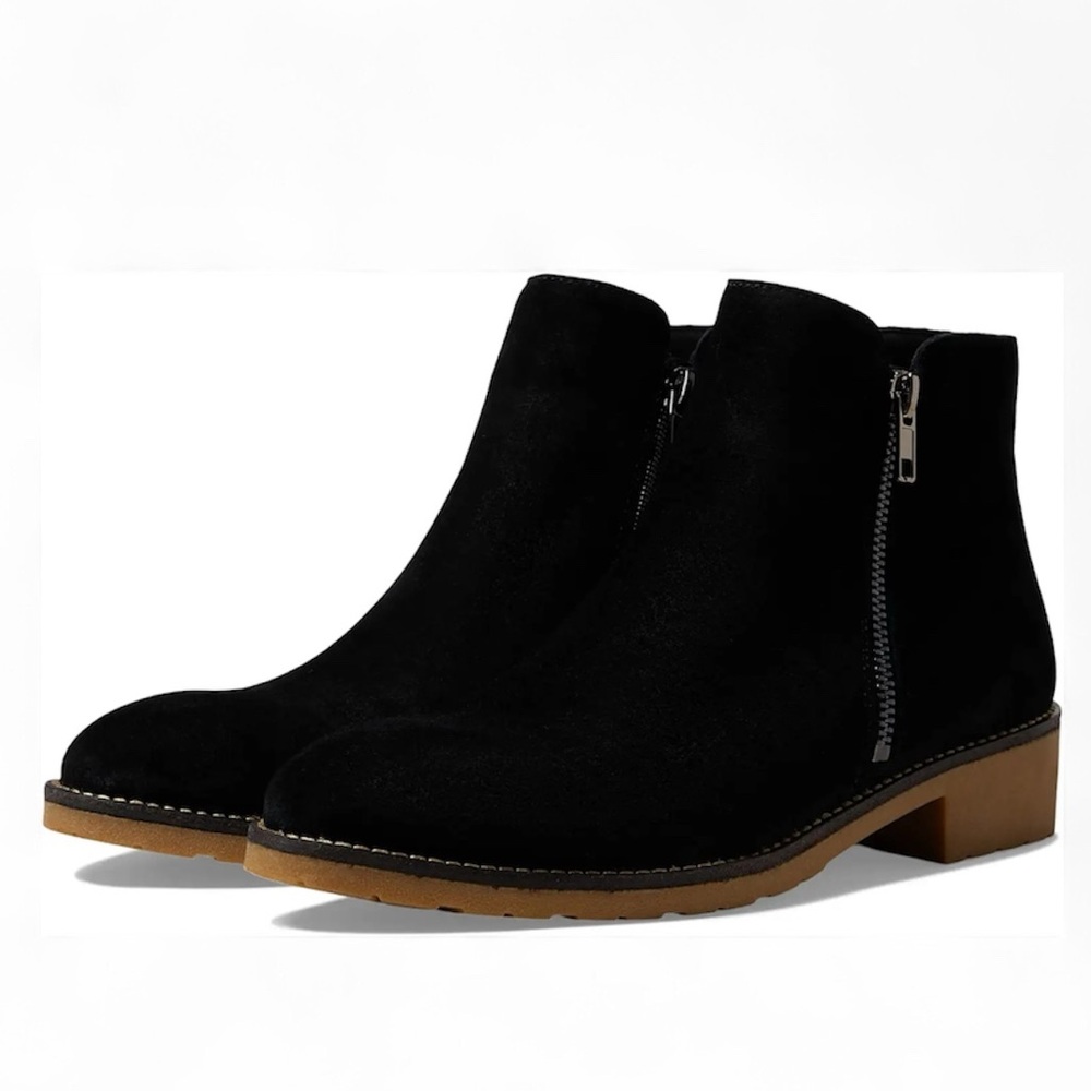 Vaneli Hadia Black Suede Ankle Boot NWOT